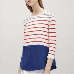 COS Block panel striped top